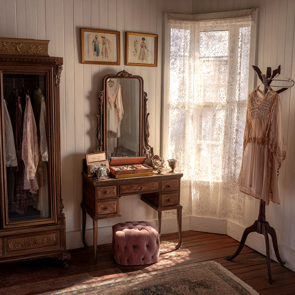 vintage dressing rooms ideas