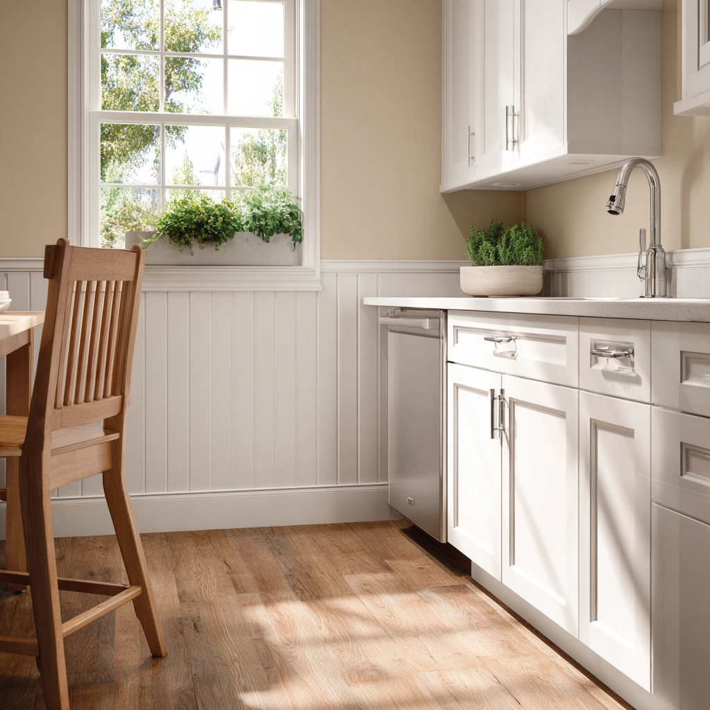 wainscoting in kitchen ideas