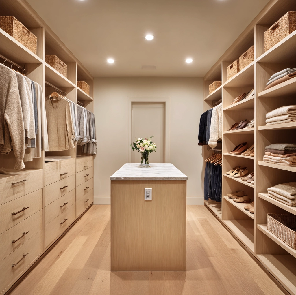 walk in closet layout floor plans
