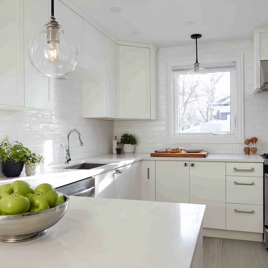 white kitchen countertop ideas