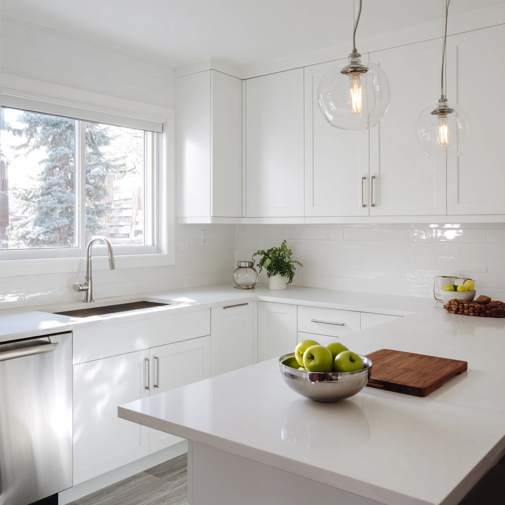 white kitchen countertop ideas