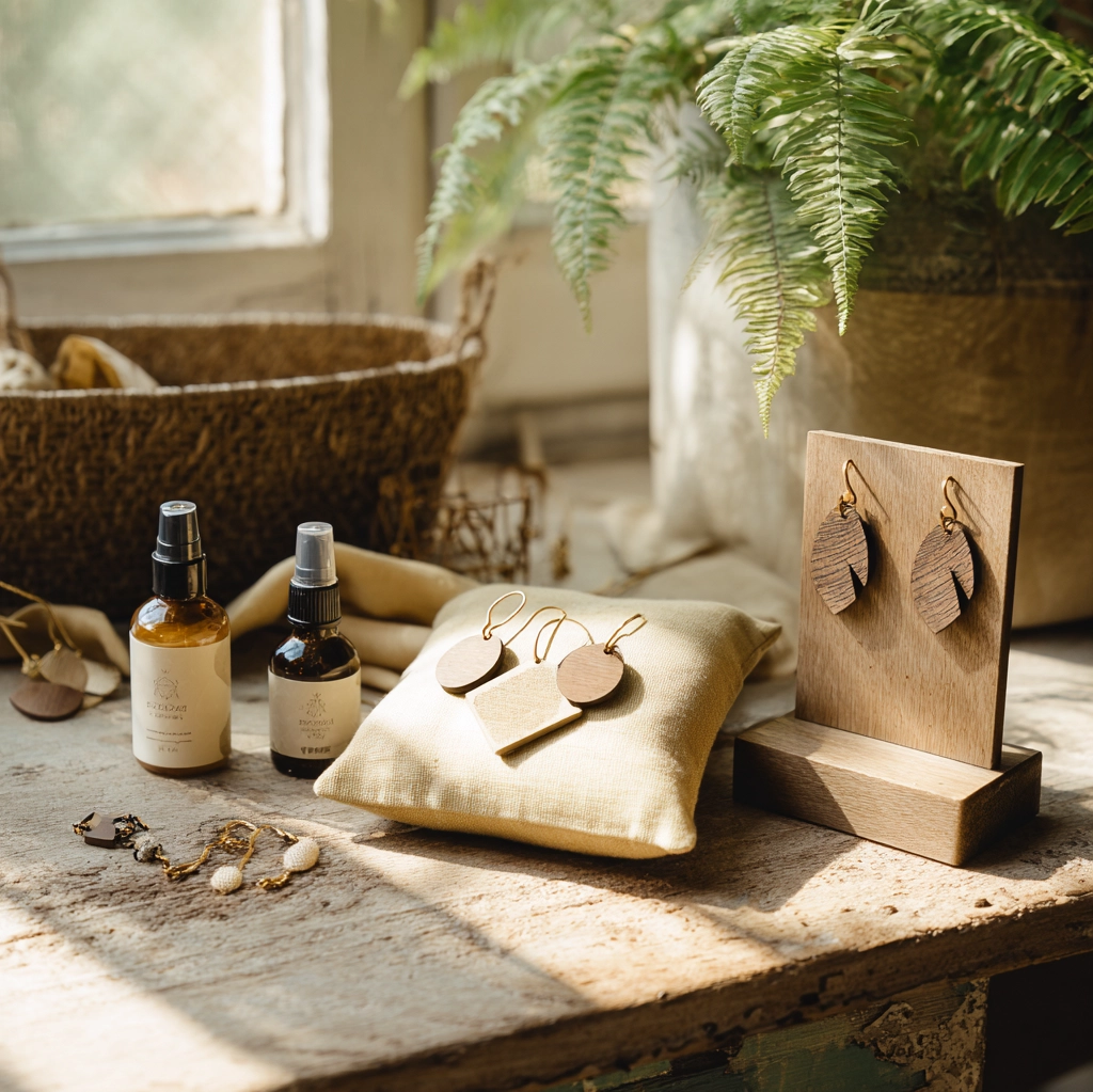 wooden earrings ideas