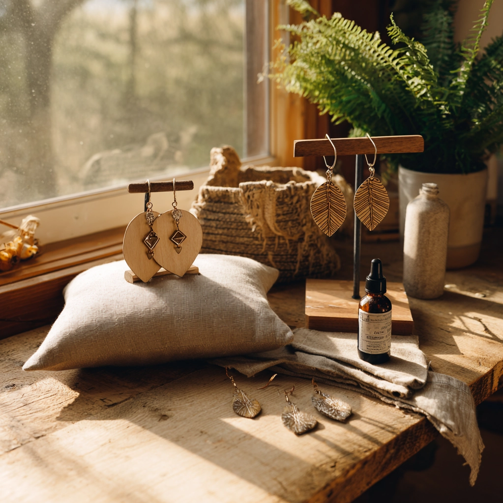 wooden earrings ideas