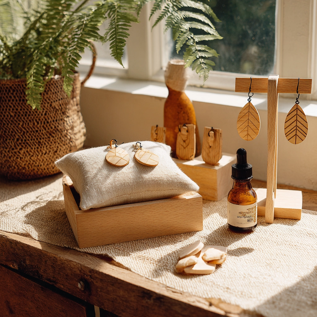 wooden earrings ideas