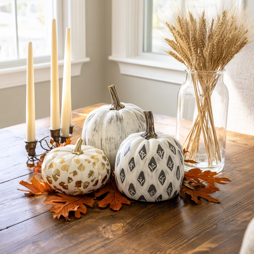 wooden pumpkin painting ideas