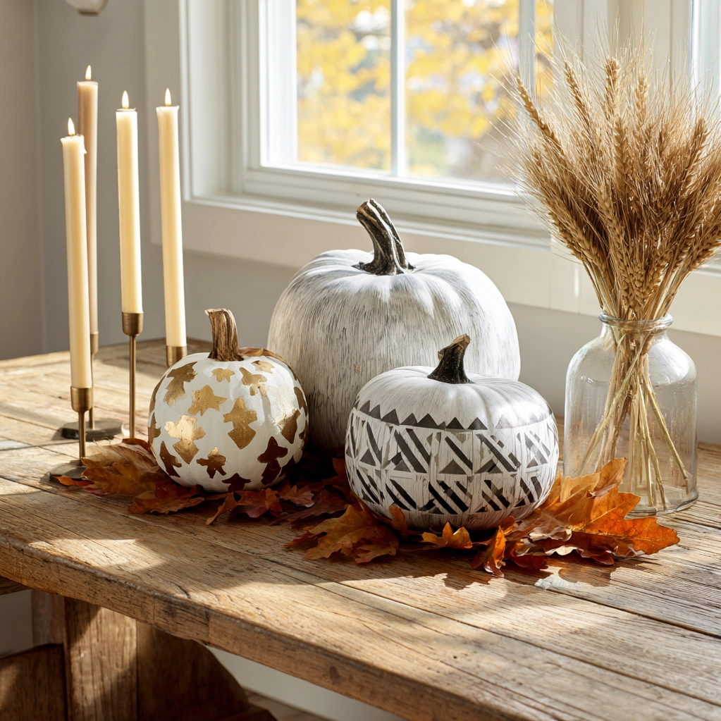 wooden pumpkin painting ideas